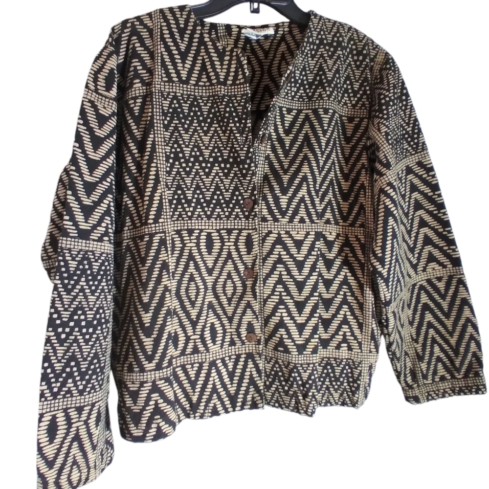Chico's Design button down blazer jacket